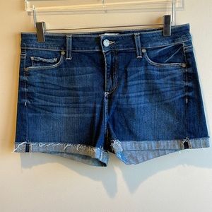 Paige Dark Blue Jimmy Jimmy Shorts Size 29